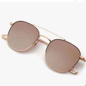 Krewe EARHART | MATTE BLACK FADE + 18K TITANIUM MIRRORED